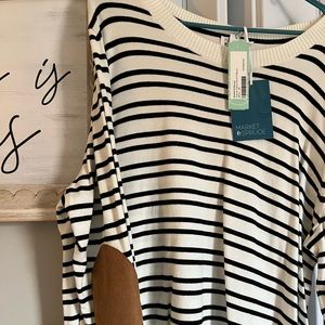 Market & Spruce Striped Sweater